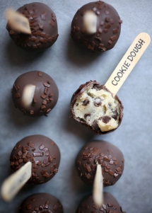 Chocolate Chip Cookie Dough Truffles - Dessert Recipes