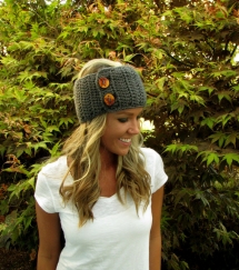 Chunky button headband - My style