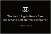 Coco Chanel Quote - So hot!