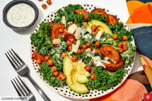 Coconut Ranch Kale Salad - Cooking