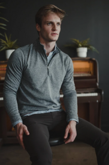 Commuter 1/4 Zip Sweater - Men's Style