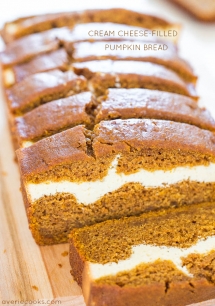 Cream Cheese-Filled Pumpkin Bread - Crazy for Pumpkin