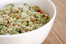 Creamy Quinoa Primavera - Cooking