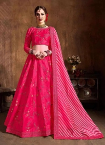 Crop Top Lehenga - Indian Ethnic Clothing