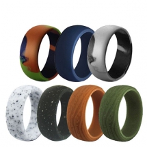 Customized Bulk BPA Free Breathable Silicone Ring Men - Best Silicone Rings