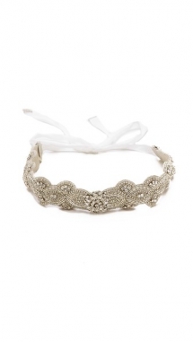 Deepa Gurnani Crystal Woven Belt  - Fave Clothing, Shoes & Accessories