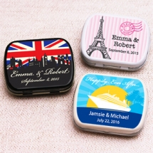 Destination Wedding Mint Tins - Our destination wedding