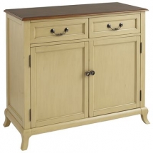 Distressed Ivory Buffet - Dream Home Interior Décor