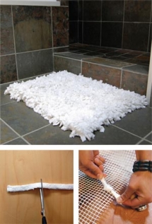 DIY Bath Rug - Fun stuff to do yourself