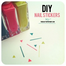 DIY Nail Stickers - Hair and Nails