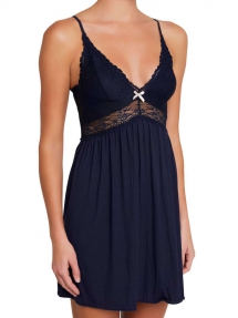 Eberjey Colette Midnight Chemise - Comfy Clothes 