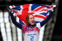 Elizabeth Yarnold wins Britain's first gold medal in women's skeleton at Sochi games - The Sochi 2014 Winter Olympics
