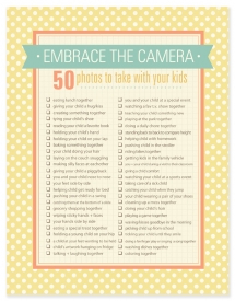 Embrace the Camera - Activities For Kids To Do