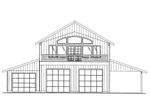 Fantastic barn styled 5 car detached garage - Detached Garage