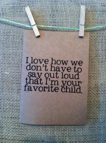 Favourite Child - Funny Things
