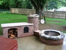 Firepit & smoker - Backyard ideas