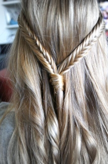 Fish Tail Braids - Hair and Nails