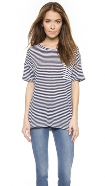 FRAME Le Boyfriend Tee - Spring Wardrobe