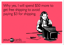 Free Shipping  - Now that is funny