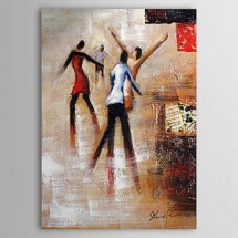 Free Shipping People Playing Oil Painting - People Paintings