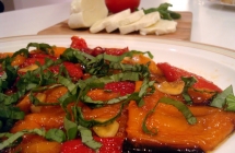 Garlic Marinated Roasted Peppers Recipe - Food & Drink