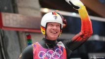 Germany's Felix Loch wins Olympic Gold in the men's luge at the Sochi Winter Games - The Sochi 2014 Winter Olympics