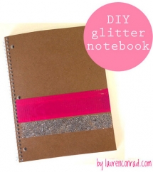 Glitter Notebook - Fun crafts