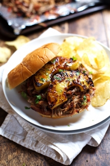 Grilled Pineapple Pork Sandwiches - Sandwiches