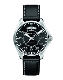 Hamilton KhakiField Day Date Automatic Watch, Black - Watches