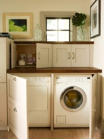Hide that washer & dryer - Great designs for the home