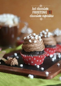 Hot Chocolate Frosting - CUP CAKE IDEAS