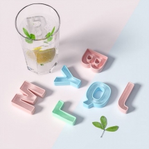 Hot New Arrival BPA Free Silicone Individual Alphabet Ice Cube Manufacturer - Silicone Ice Tray