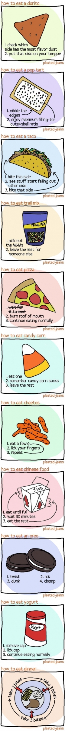 How to Eat Food - Funny Stuff