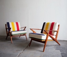 Hudson Bay Blanket Chairs - Great designs for the home
