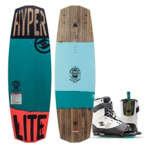 Hyperlite 2018 Men's Pbj Wakeboard with focus Bindings - Wakeboarding Gear