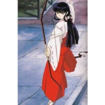 InuYasha Kikyo Kimono Kids Cosplay Costume - Inuyasha Cosplay Costumes