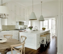 Ivory and White Kitchen - Kitchen ideas