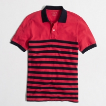 J Crew men's striped polo - Clothes