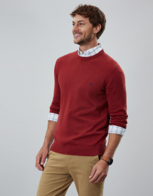 Jarvis Cotton Crew Neck Sweater - Comfortable Clothes