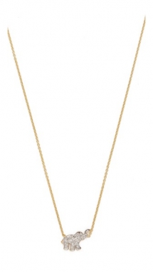 Kacey K Elephant Necklace - Fave Clothing, Shoes & Accessories
