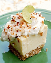 Key Lime Coconut Bars - Dessert Recipes