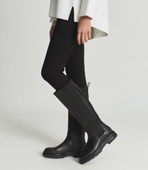 Knee High Leather Boots - Boots, boots, and more boots