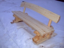 Log garden settle,Sell off - Awesome furniture