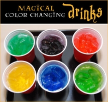 Magical Colour Changing Drinks - Party Ideas
