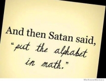 Math used to be so easy... - I busted my gut laughing