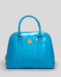 MCM Satchel - Ivana Patent Greta Medium  - Handbags