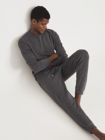 Melange Tracksuit Joggers - Man Style