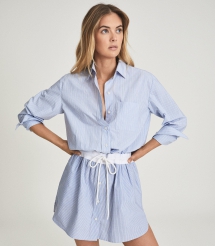 Mia Striped Shirt Dress - Clothing, Shoes & Accessories