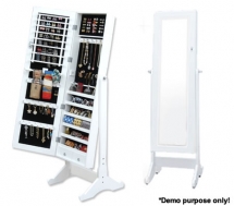 Mirrored Jewellery Storage Cabinet - Organization Products & Ideas