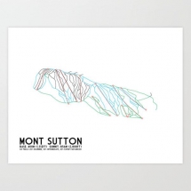 Mont Sutton Print - Art for Guys